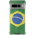 Brazil Flag Distressed Google Pixel 7 Pro Clear Case